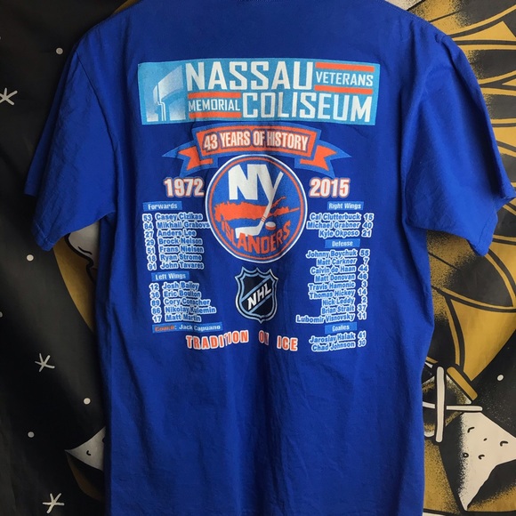 ISLANDERS vintage Nassau Hockey Tshirt (M/L) - Picture 3 of 5